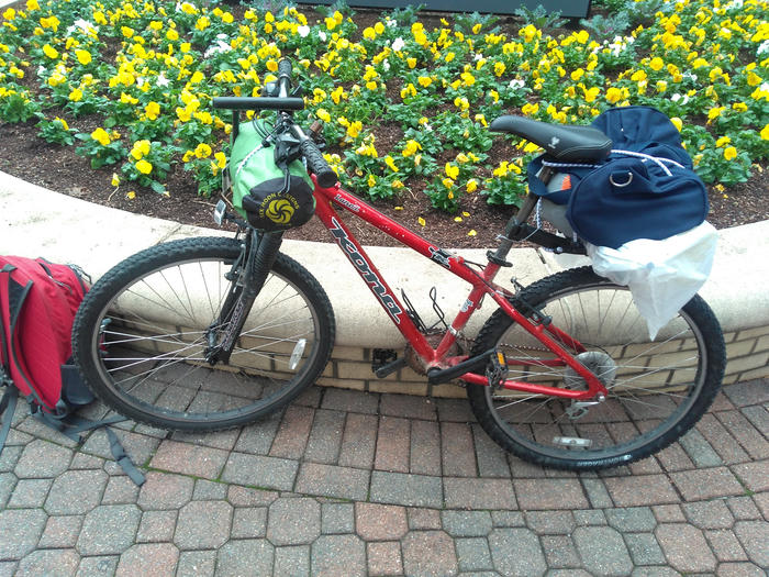 bike setup before departure