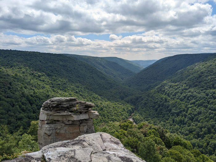 A view of the Blackwater canyon